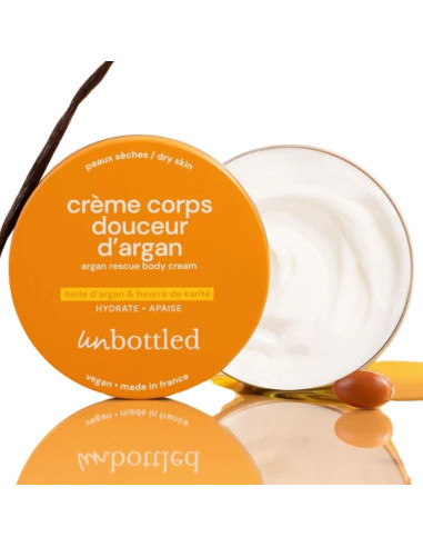 Unbottled Crème Corps Douceur d'Argan. 200ml