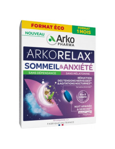 Arkorelax Sommeil et Anxiété. 30 Comprimés