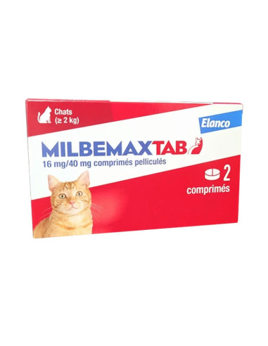 boite allongée rouge et blanche avec chat