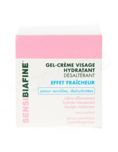 Sensibiafine Gel-Crème Visage Hydratant Désaltérant Fraicheur. 50ml