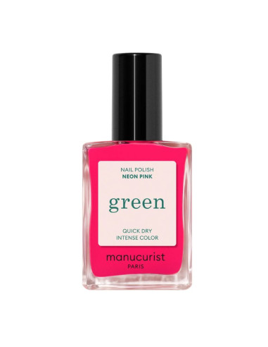 Manucurist Green Vernis à Ongles Neon Pink. 15ml