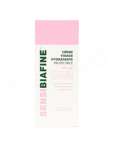 Sensibiafine Crème Visage Hydratante Protectrice FPS25. 50ml