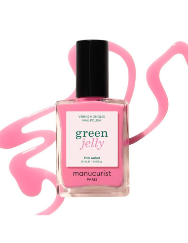 Manucurist Green Jelly Vernis à Ongles Pink Sorbet. 15ml