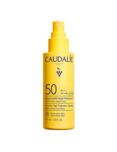 Caudalie SPF50 Spray Invisible Haute Protection. 75ml - flacon jaune