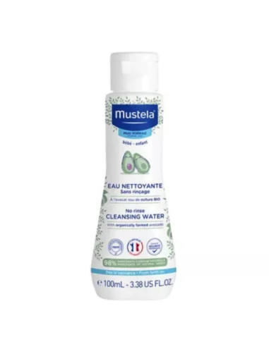 Mustela Eau Nettoyante Sans Rinçage Bébé. 100ml