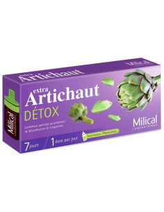 Milical Extra Artichaut Détox. 7 fioles de 10ml