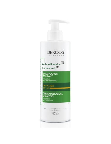 Vichy Dercos DS Shampooing Antipelliculaire Cheveux Secs. 390ml