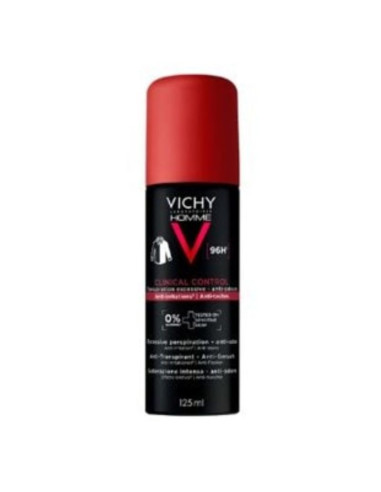 Vichy Homme Détranspirant Clinical Control 96h. Aérosol 125ml