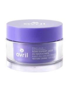 Avril Pro Age + Soin Expert Jour Bakuchiol Texture légère. Pot rechargeable 50ml