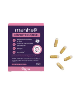Manhaé Confort Menstruel. 45 gélules