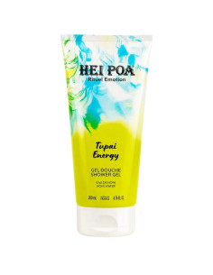 Hei Poa Gel douche Tupai Energy 200ml tube vert fluo citron