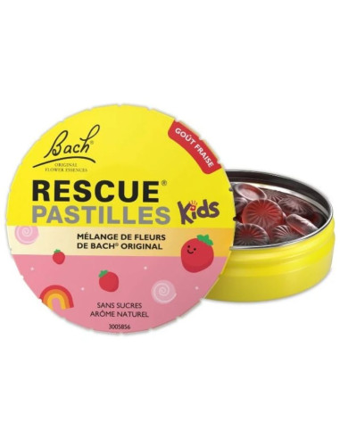 Bach Rescue Pastilles Kids Fraise 50g