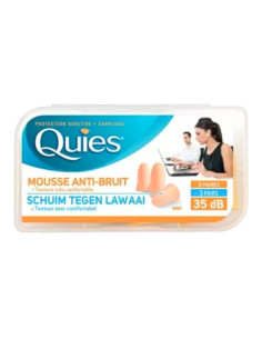 Quies Protection Auditive Mousse Chair. x6