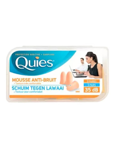 Quies Protection Auditive Mousse Chair. x6