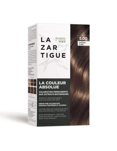 Lazartigue Couleur Absolue 5.00 Châtain Clair Coloration Permanente