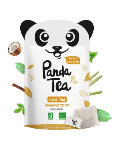 Panda Tea Detox Infusion à froid Ananas Coco x28sachets