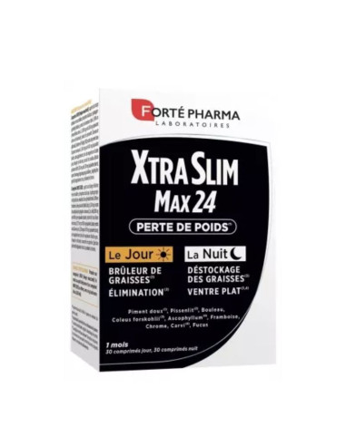 Forte Pharma XtraSlim Max24. Jour/Nuit 60 comprimés
