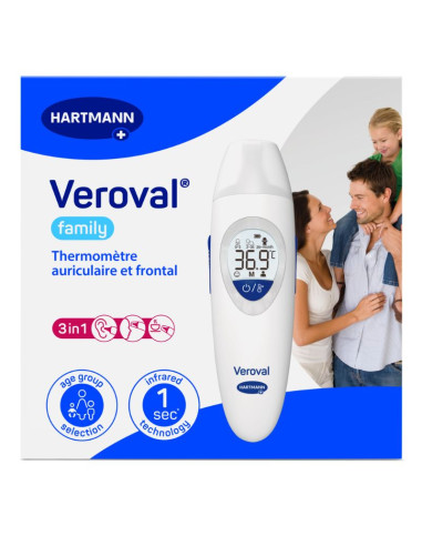 Veroval Family Thermomètre 3 en 1. x1