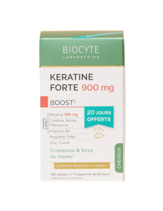 Biocyte Keratine Forte 900 mg. 180 gélules