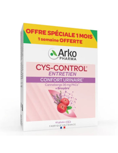 Arkopharma Cys-Control Gélules 60 Gélules