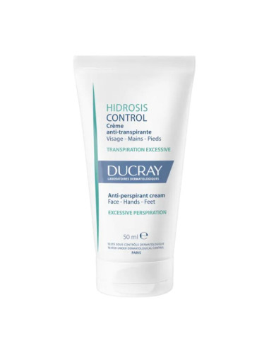 Ducray Hidrosis Control Crème Visage Mains et Pieds 50ml