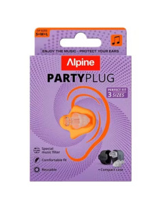 Alpine PartyPlug Bouchons d'Oreilles Anti-Bruit Transparent