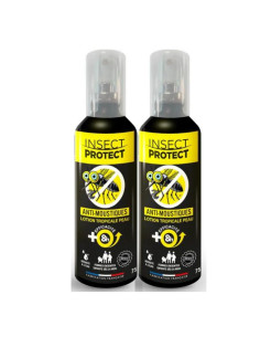 Insect Protect Anti-moustiques Lotion Tropicale. Lot 2x75ml