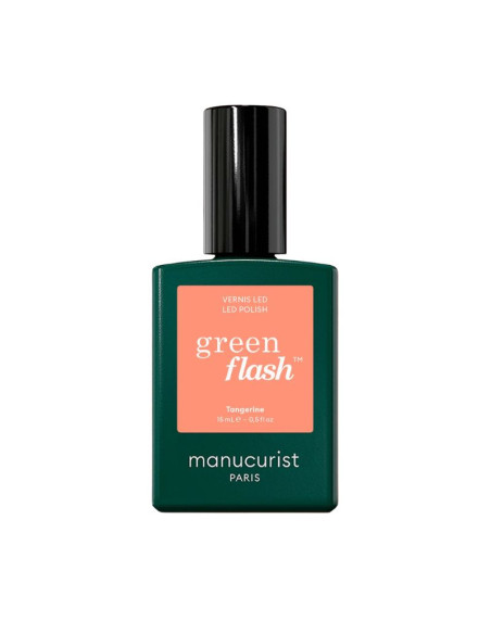 Manucurist Green Flash Vernis Semi-permanent Tangerine. 15ml