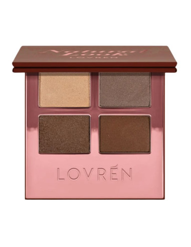 Lovren OM4 Palette Ombres à Paupières 4 couleurs Honey Vibes. 5g