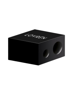 Lovren Taille Crayon Professionnel Jumbo 2en1