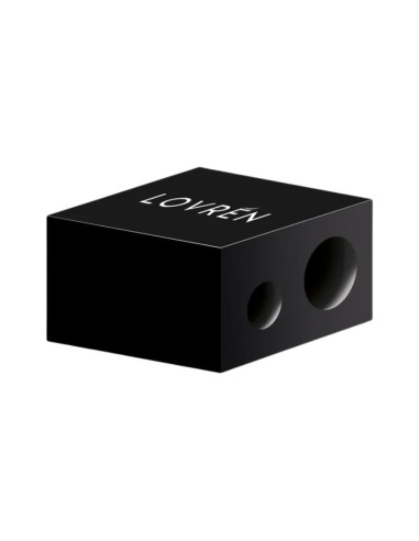 Lovren Taille Crayon Professionnel Jumbo 2en1