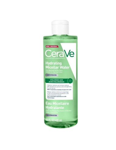 CeraVe Eau Micellaire Hydratante Peaux Normales à Sèches 400ml