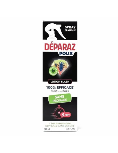 Deparaz Poux Lotion Flash. 150ml