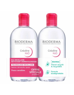 Bioderma Créaline H2O Eau Micellaire. Lot 2x500ml