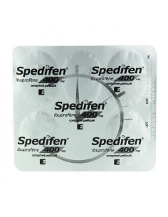 Spedifen 400 mg Ibuprofène Douleurs et Fièvre. 12 comprimés pelliculés 2