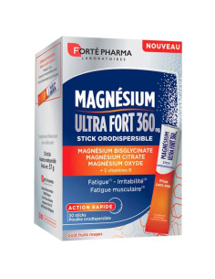 Forté Pharma Magnésium Ultra Fort 360mg. 30 Sticks Orodispersibles
