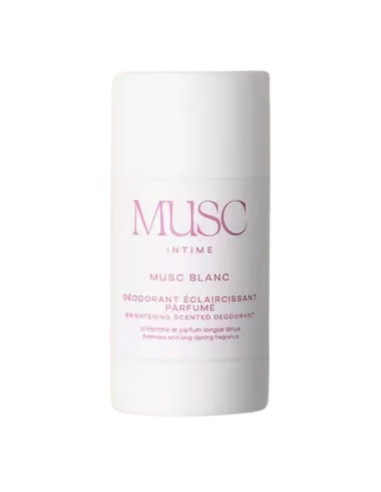 Musc Intime Musc Blanc Déodorant Eclaircissant Parfumé. 50g