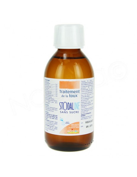 Stodaline sans sucre sirop 200 ml