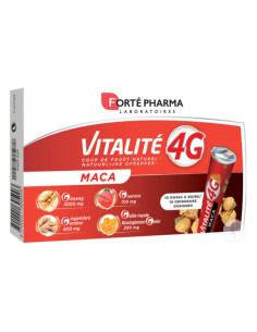 Forté Pharma Vitalité 4G Maca. 10 Doses à Boire