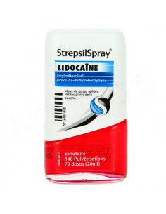 StrepsilSpray Lidocaine Maux de Gorge 2