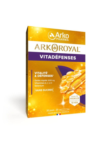 boit jaune avec bandeau blanc et violet