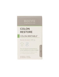boite en hauteur blanche avec un cadran gris en haut de la boite et un petit carré vert
