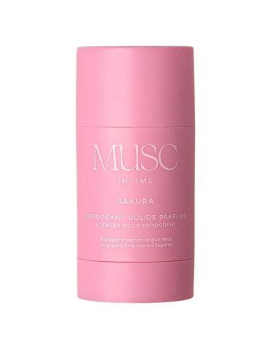 Musc Intime Déodorant Solide Parfumé Sakura. 50g