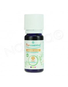 Puressentiel Huile Essentielle Bio Orange Douce - Citrus Sinensis. Flacon 10ml