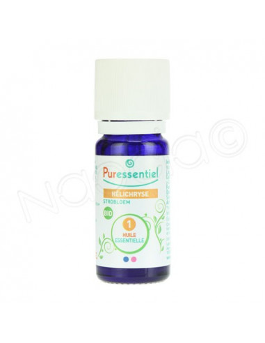 Puressentiel Huile Essentielle Bio Hélichryse - Helichrysum Italicum. Flacon 5ml