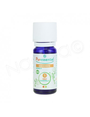 Puressentiel Bio Huile Essentielle Gingembre - Zingiber Officinale. 5ml