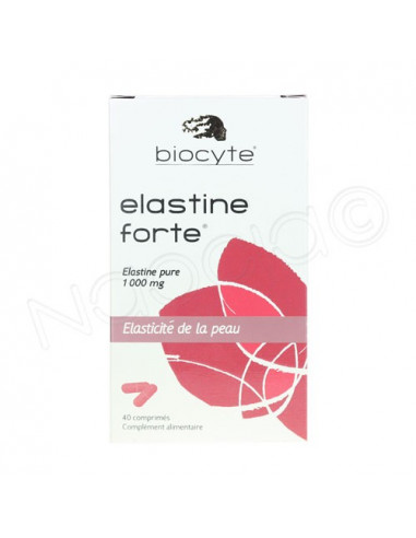 Biocyte Elastine Forte 1000mg. Boite 40 comprimés