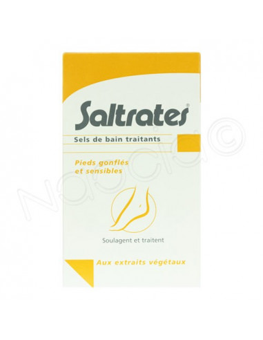 Saltrates Sels de Bain traitants. Pieds gonflés sensibles. 200g