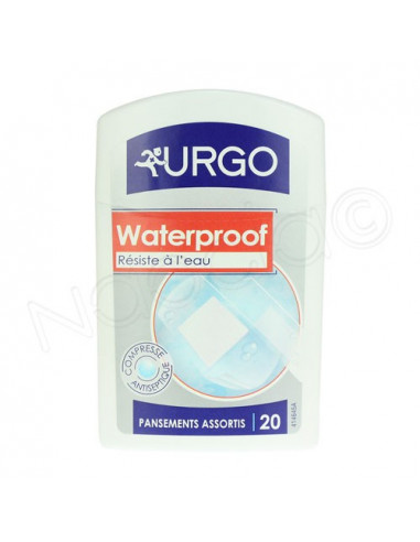Urgo Waterproof. Pansements Assortis x20