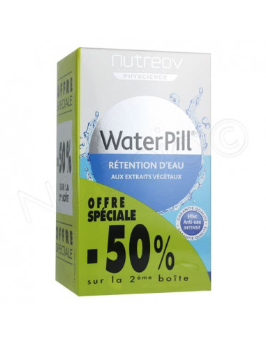 Water Pill Rétention d'Eau. Lot de 2 Boîtes 30 comprimés